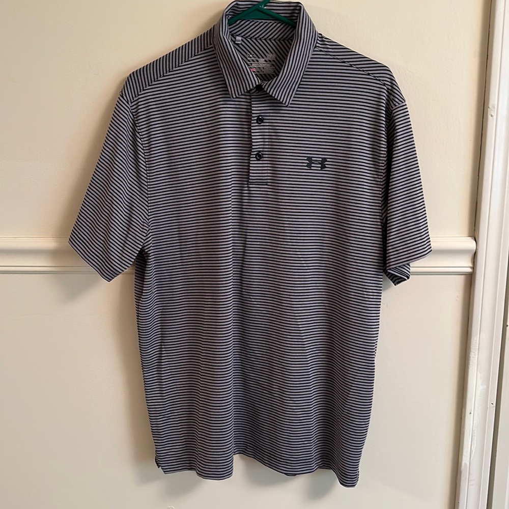 Under Armour Men’s Size Large L golf polo in great condition